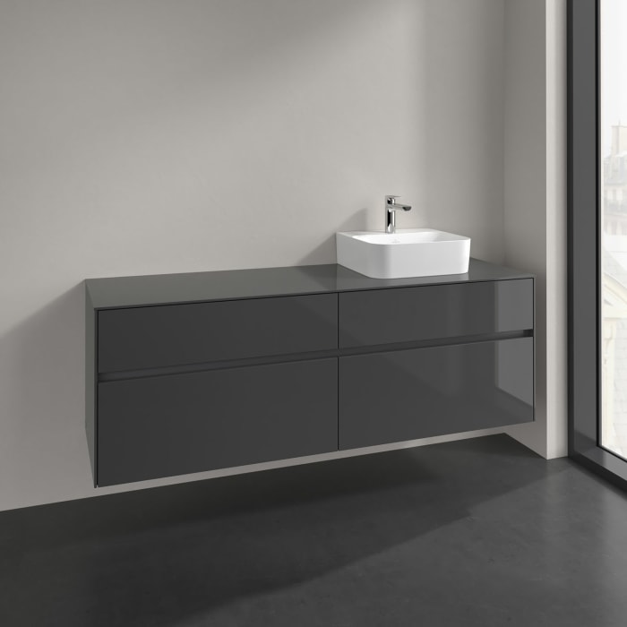 Villeroy & Boch Collaro Waschtischunterschrank 160 x 50 cm, mit 4 Auszügen für Finion Waschtisch