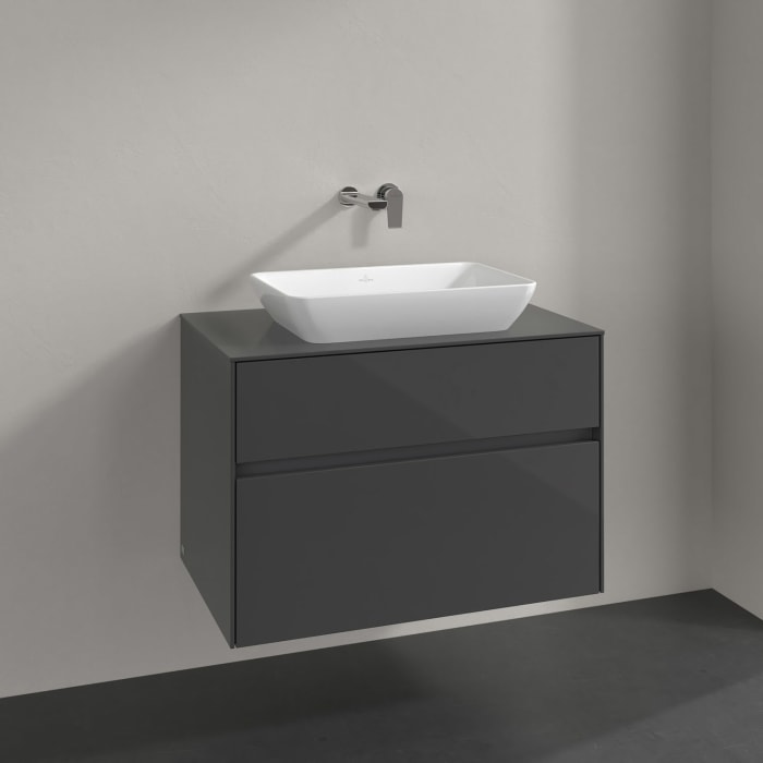 Villeroy & Boch Collaro Waschtischunterschrank 80 x 50 cm, mit 2 Auszügen für Venticello Waschtisch