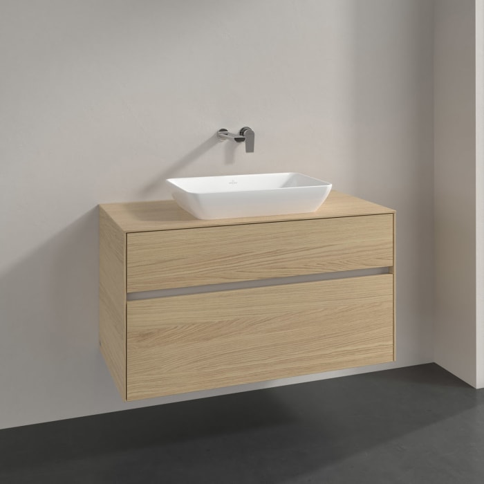 Villeroy & Boch Collaro Waschtischunterschrank 100 x 50 cm, mit 2 Auszügen für Venticello Waschtisch
