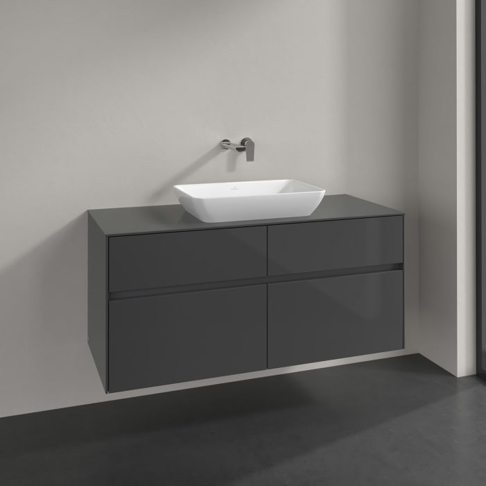 Villeroy & Boch Collaro Waschtischunterschrank 120 x 50 cm, mit 4 Auszügen für Venticello Waschtisch