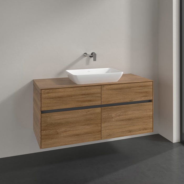 Villeroy & Boch Collaro Waschtischunterschrank 120 x 50 cm, mit 4 Auszügen für Venticello Waschtisch