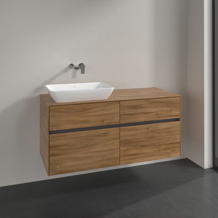 Villeroy & Boch Collaro Waschtischunterschrank 120 x 50 cm, mit 4 Auszügen für Venticello Waschtisch