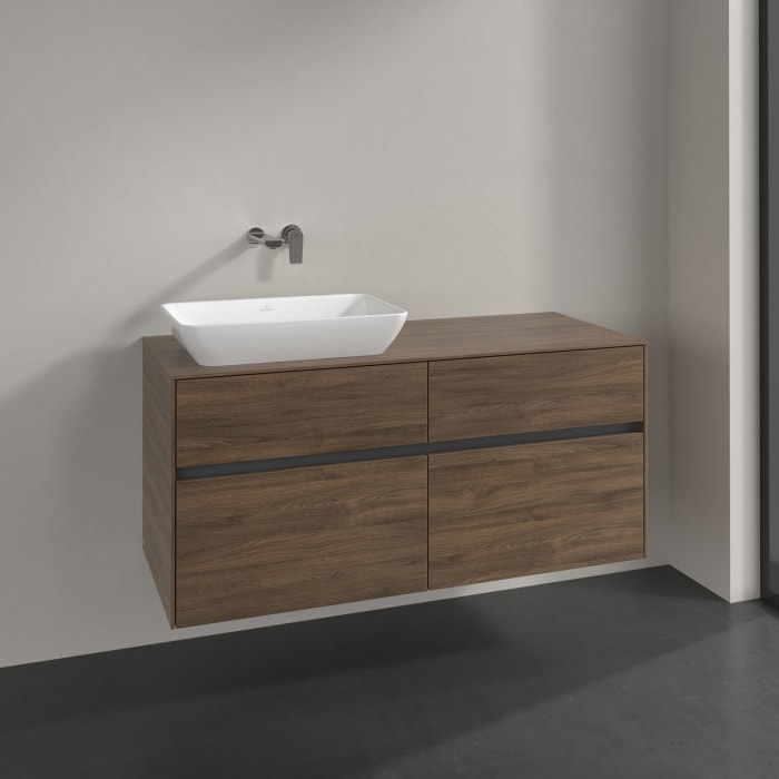 Villeroy & Boch Collaro Waschtischunterschrank 120 x 50 cm, mit 4 Auszügen für Venticello Waschtisch