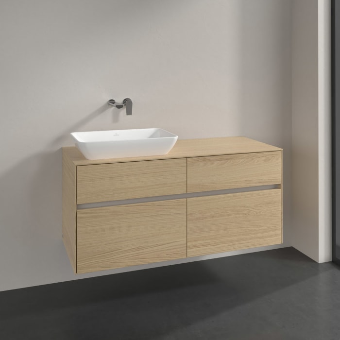 Villeroy & Boch Collaro Waschtischunterschrank 120 x 50 cm, mit 4 Auszügen für Venticello Waschtisch