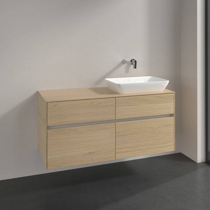 Villeroy & Boch Collaro Waschtischunterschrank 120 x 50 cm, mit 4 Auszügen für Venticello Waschtisch