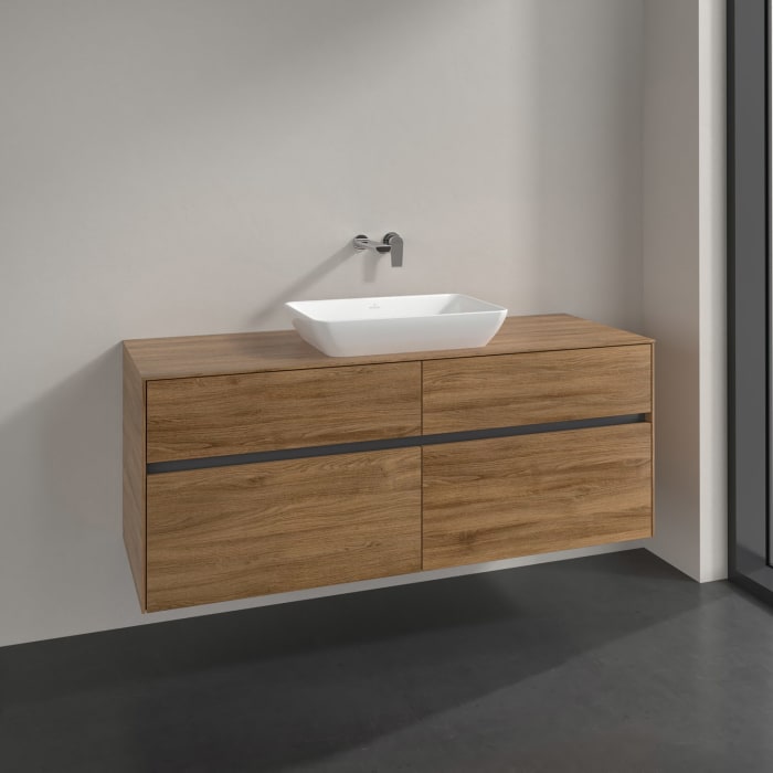 Villeroy & Boch Collaro Waschtischunterschrank 140 x 50 cm, mit 4 Auszügen für Venticello Waschtisch