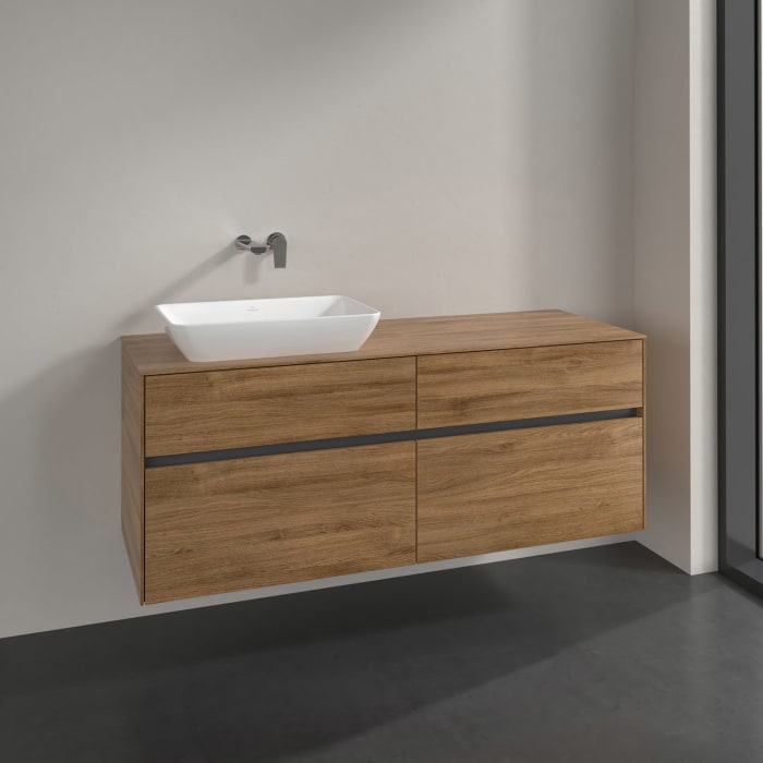 Villeroy & Boch Collaro Waschtischunterschrank 140 x 50 cm, mit 4 Auszügen für Venticello Waschtisch