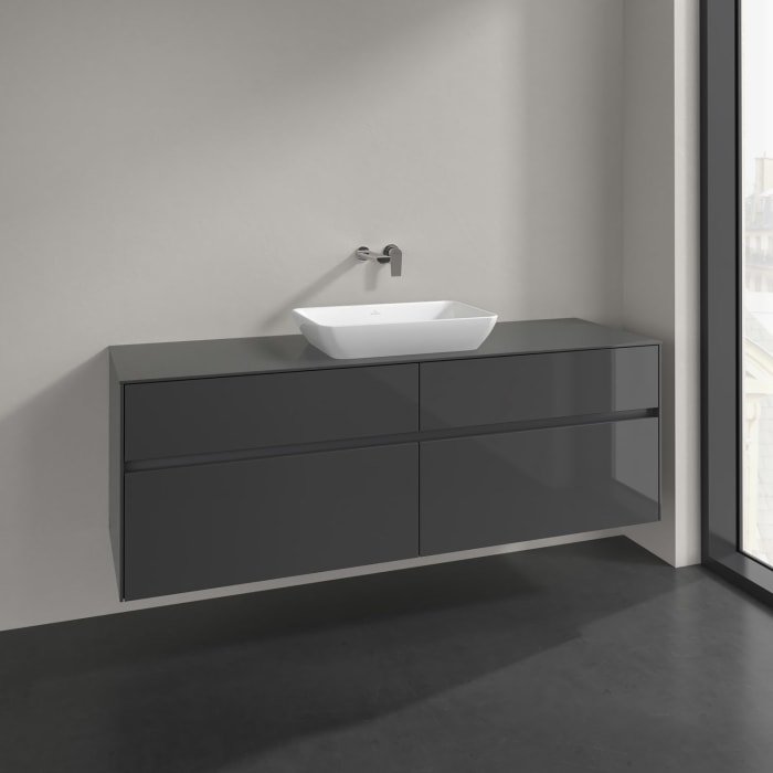 Villeroy & Boch Collaro Waschtischunterschrank 160 x 50 cm, mit 4 Auszügen für Venticello Waschtisch