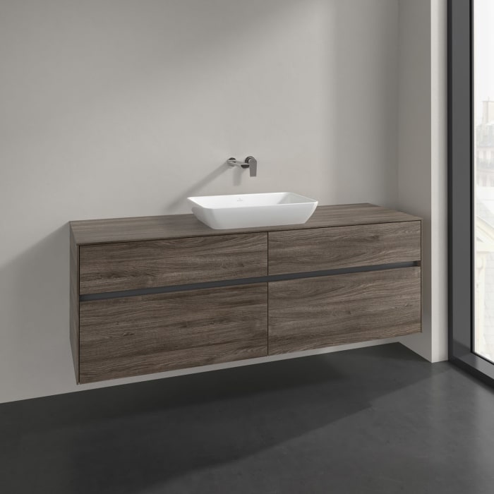 Villeroy & Boch Collaro Waschtischunterschrank 160 x 50 cm, mit 4 Auszügen für Venticello Waschtisch