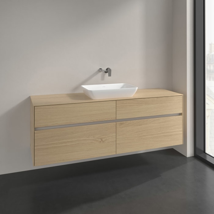Villeroy & Boch Collaro Waschtischunterschrank 160 x 50 cm, mit 4 Auszügen für Venticello Waschtisch