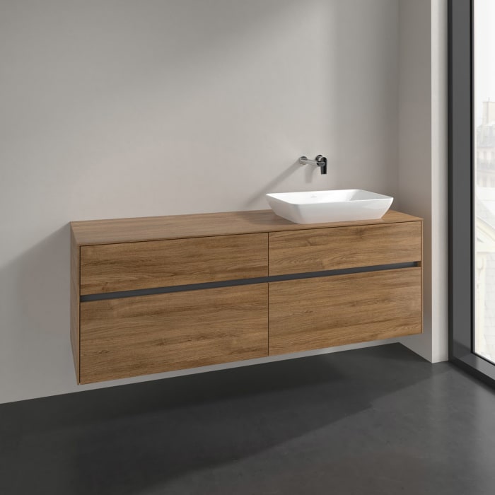 Villeroy & Boch Collaro Waschtischunterschrank 160 x 50 cm, mit 4 Auszügen für Venticello Waschtisch