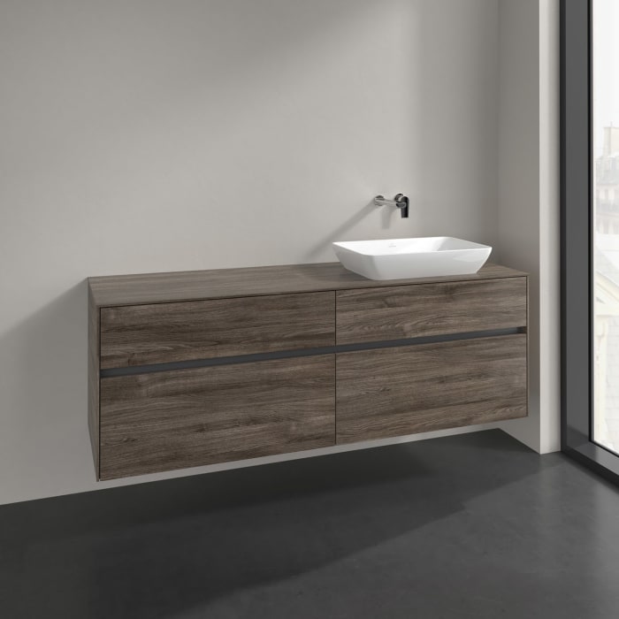 Villeroy & Boch Collaro Waschtischunterschrank 160 x 50 cm, mit 4 Auszügen für Venticello Waschtisch