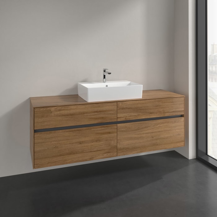 Villeroy & Boch Collaro Waschtischunterschrank 160 x 50 cm, mit 4 Auszügen