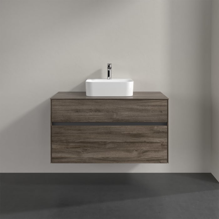 Villeroy & Boch Collaro Waschtischunterschrank 100 x 50 cm, mit 2 Auszügen für Finion Waschtisch