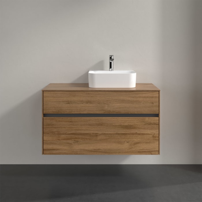 Villeroy & Boch Collaro Waschtischunterschrank 100 x 50 cm, mit 2 Auszügen für Finion Waschtisch