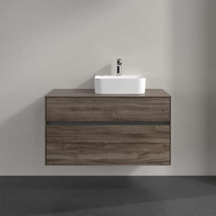 Villeroy & Boch Collaro Waschtischunterschrank 100 x 50 cm, mit 2 Auszügen für Finion Waschtisch