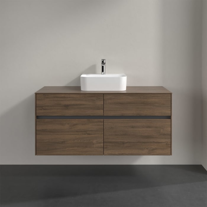 Villeroy & Boch Collaro Waschtischunterschrank 120 x 50 cm, mit 4 Auszügen für Finion Waschtisch