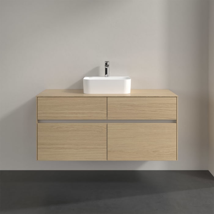 Villeroy & Boch Collaro Waschtischunterschrank 120 x 50 cm, mit 4 Auszügen für Finion Waschtisch