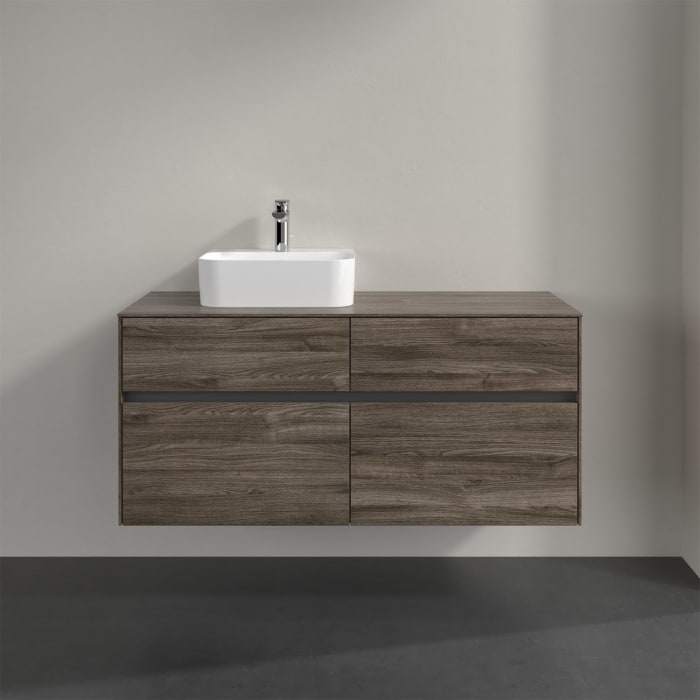 Villeroy & Boch Collaro Waschtischunterschrank 120 x 50 cm, mit 4 Auszügen für Finion Waschtisch