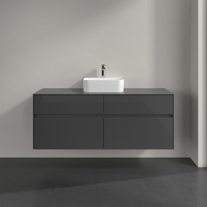 Villeroy & Boch Collaro Waschtischunterschrank 140 x 50 cm, mit 4 Auszügen für Finion Waschtisch