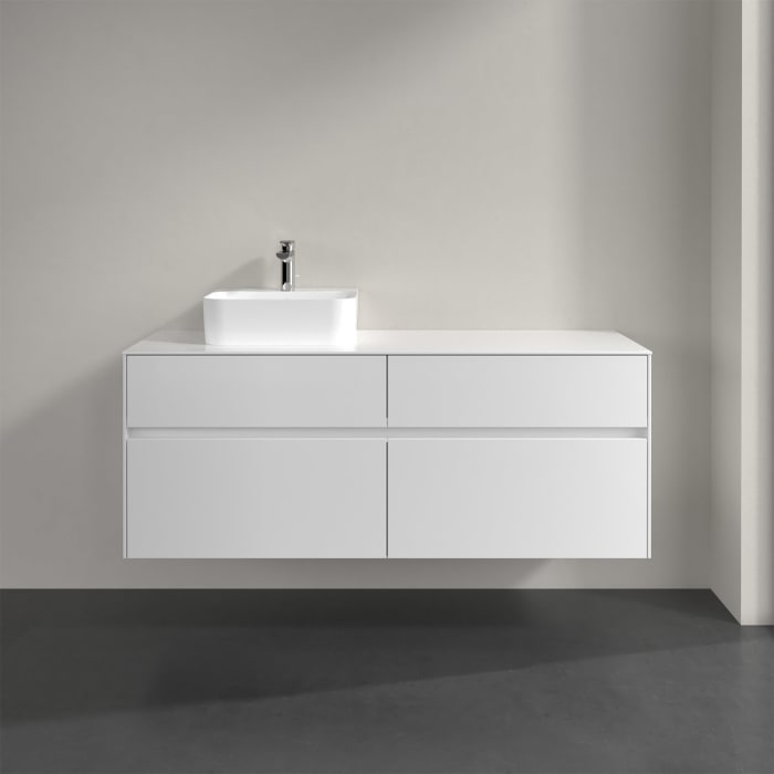 Villeroy & Boch Collaro Waschtischunterschrank 140 x 50 cm, mit 4 Auszügen für Finion Waschtisch