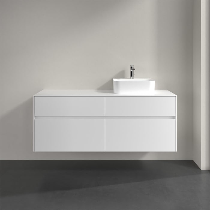 Villeroy & Boch Collaro Waschtischunterschrank 140 x 50 cm, mit 4 Auszügen für Finion Waschtisch