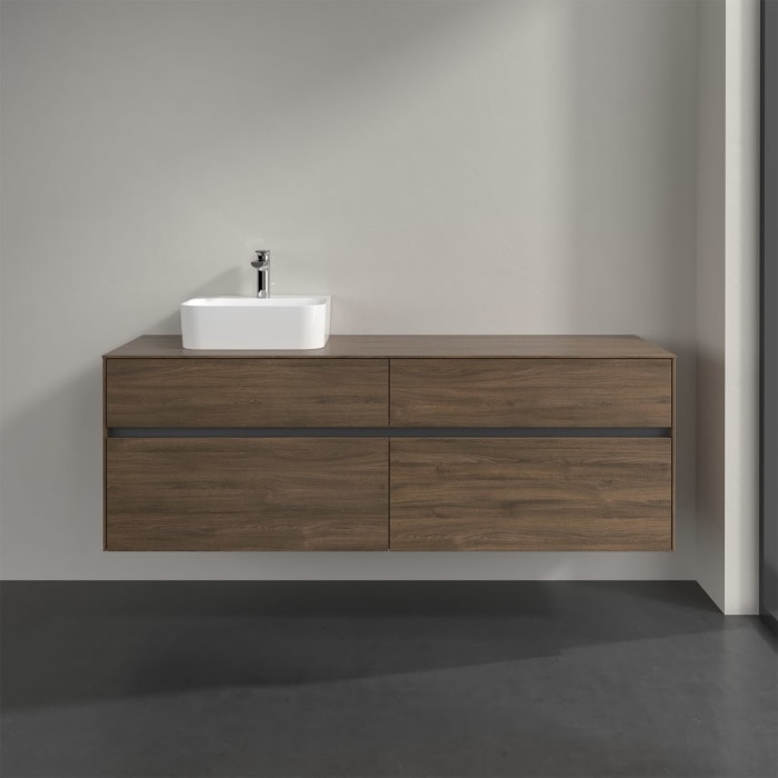 Villeroy & Boch Collaro Waschtischunterschrank 160 x 50 cm, mit 4 Auszügen für Finion Waschtisch