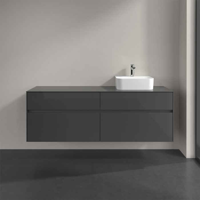 Villeroy & Boch Collaro Waschtischunterschrank 160 x 50 cm, mit 4 Auszügen für Finion Waschtisch