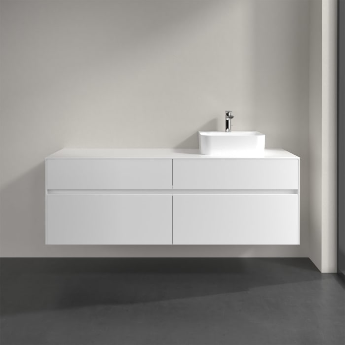 Villeroy & Boch Collaro Waschtischunterschrank 160 x 50 cm, mit 4 Auszügen für Finion Waschtisch