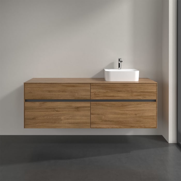 Villeroy & Boch Collaro Waschtischunterschrank 160 x 50 cm, mit 4 Auszügen für Finion Waschtisch