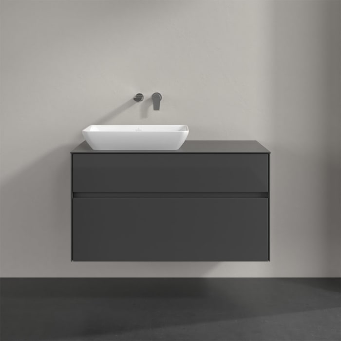 Villeroy & Boch Collaro Waschtischunterschrank 100 x 50 cm, mit 2 Auszügen für Venticello Waschtisch