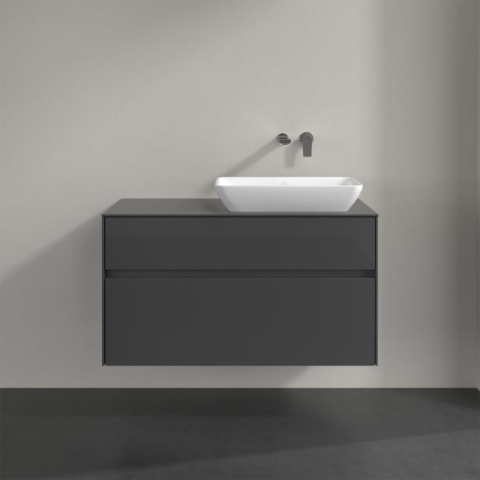 Villeroy & Boch Collaro Waschtischunterschrank 100 x 50 cm, mit 2 Auszügen für Venticello Waschtisch