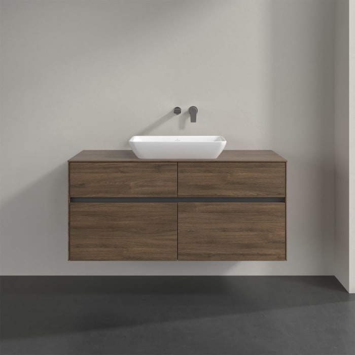 Villeroy & Boch Collaro Waschtischunterschrank 120 x 50 cm, mit 4 Auszügen für Venticello Waschtisch