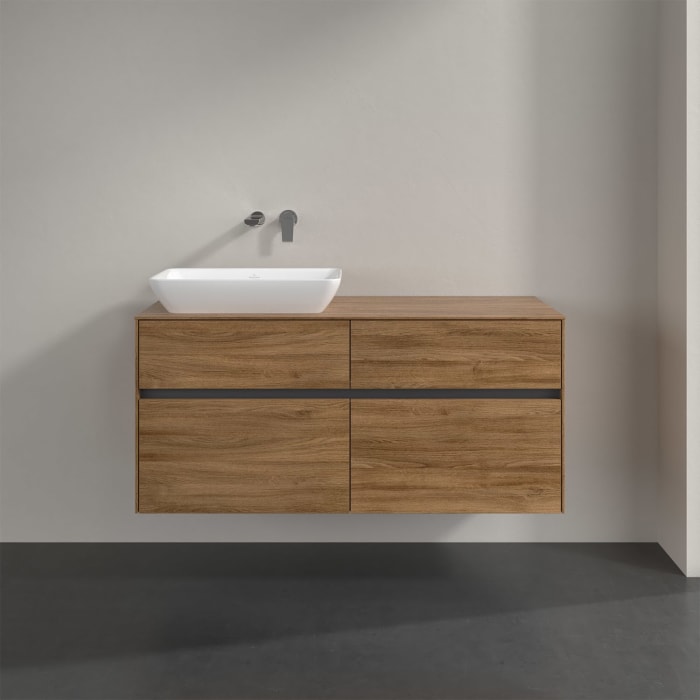 Villeroy & Boch Collaro Waschtischunterschrank 120 x 50 cm, mit 4 Auszügen für Venticello Waschtisch