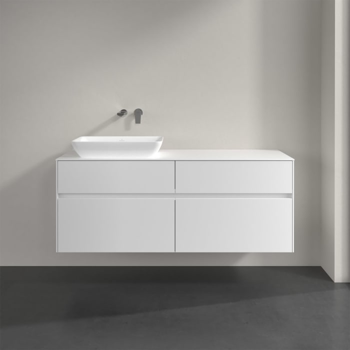 Villeroy & Boch Collaro Waschtischunterschrank 140 x 50 cm, mit 4 Auszügen für Venticello Waschtisch