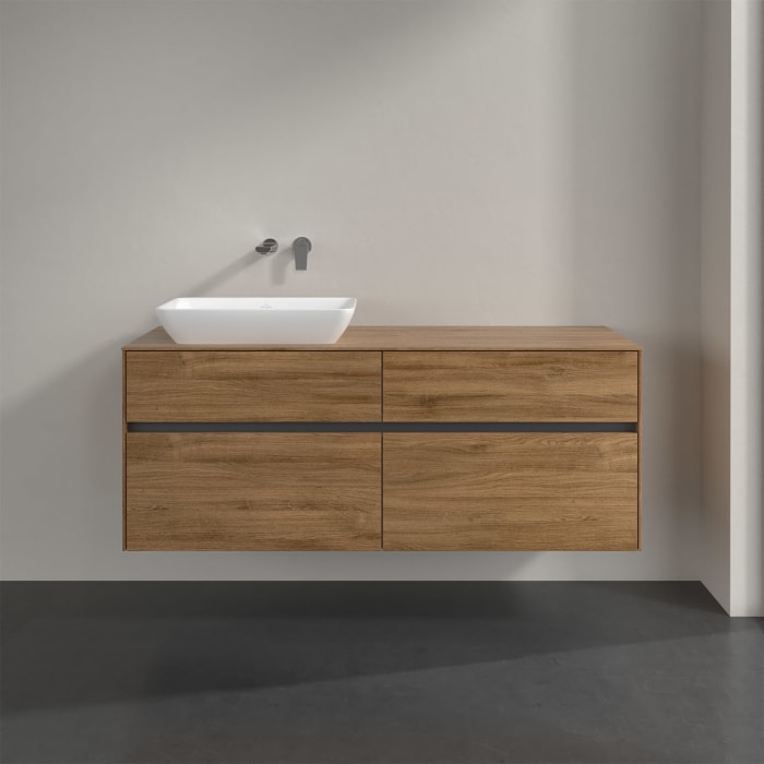 Villeroy & Boch Collaro Waschtischunterschrank 140 x 50 cm, mit 4 Auszügen für Venticello Waschtisch