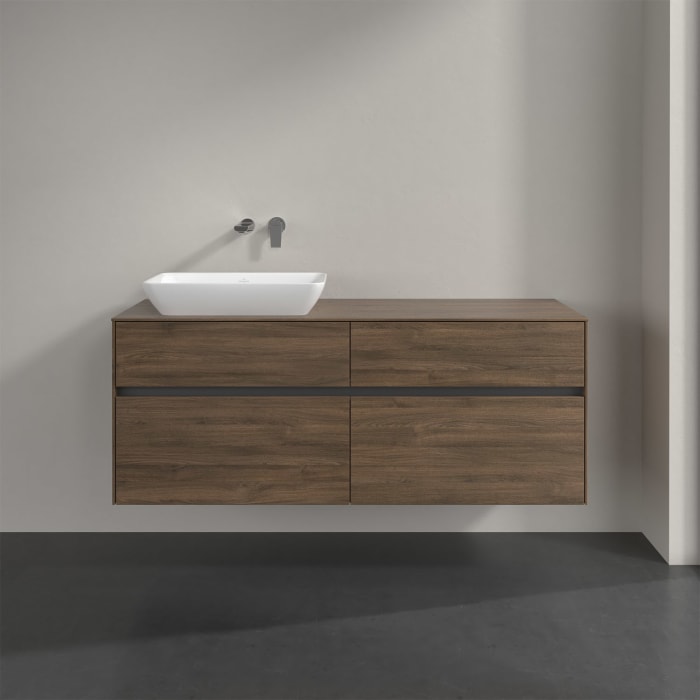 Villeroy & Boch Collaro Waschtischunterschrank 140 x 50 cm, mit 4 Auszügen für Venticello Waschtisch