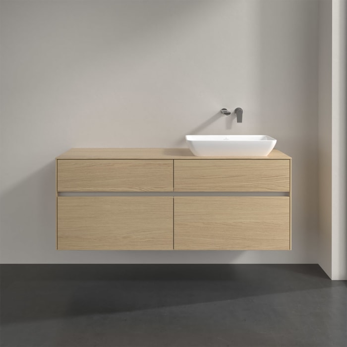 Villeroy & Boch Collaro Waschtischunterschrank 140 x 50 cm, mit 4 Auszügen für Venticello Waschtisch