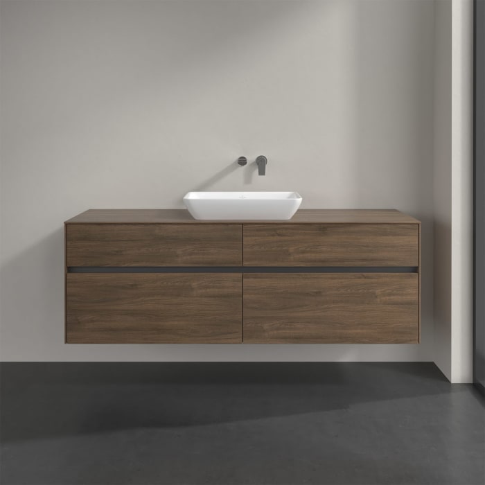 Villeroy & Boch Collaro Waschtischunterschrank 160 x 50 cm, mit 4 Auszügen für Venticello Waschtisch