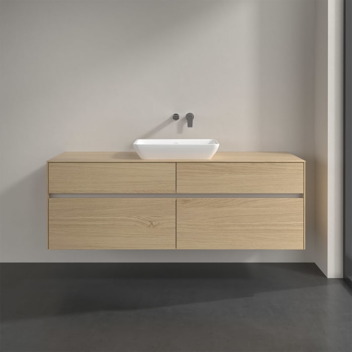 Villeroy & Boch Collaro Waschtischunterschrank 160 x 50 cm, mit 4 Auszügen für Venticello Waschtisch