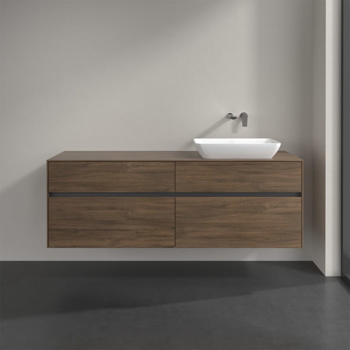 Villeroy & Boch Collaro Waschtischunterschrank 160 x 50 cm, mit 4 Auszügen für Venticello Waschtisch