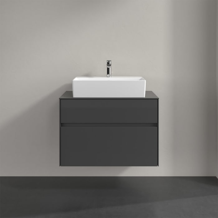 Villeroy & Boch Collaro Waschtischunterschrank 80 x 50 cm, mit 2 Auszügen