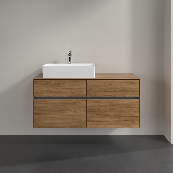 Villeroy & Boch Collaro Waschtischunterschrank 120 x 50 cm, mit 4 Auszügen