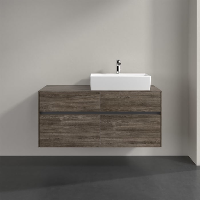 Villeroy & Boch Collaro Waschtischunterschrank 120 x 50 cm, mit 4 Auszügen