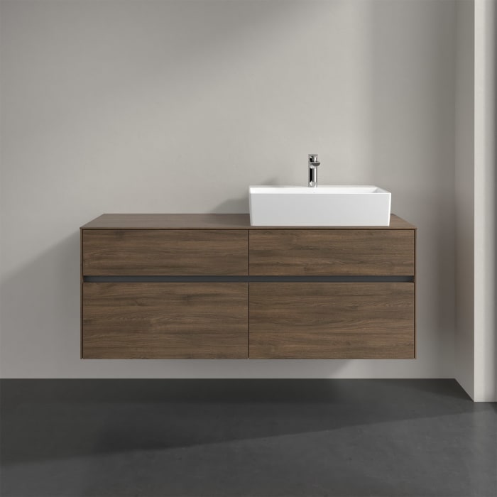 Villeroy & Boch Collaro Waschtischunterschrank 140 x 50 cm, mit 4 Auszügen