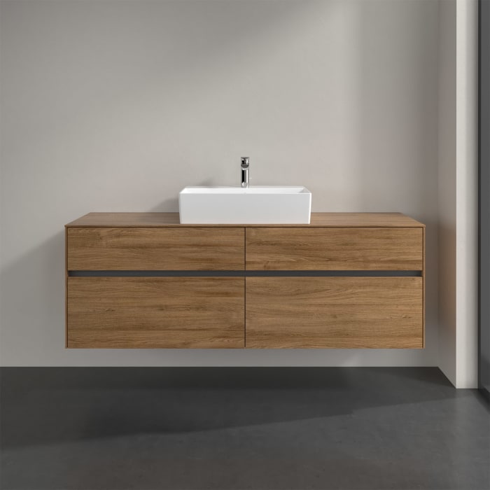 Villeroy & Boch Collaro Waschtischunterschrank 160 x 50 cm, mit 4 Auszügen