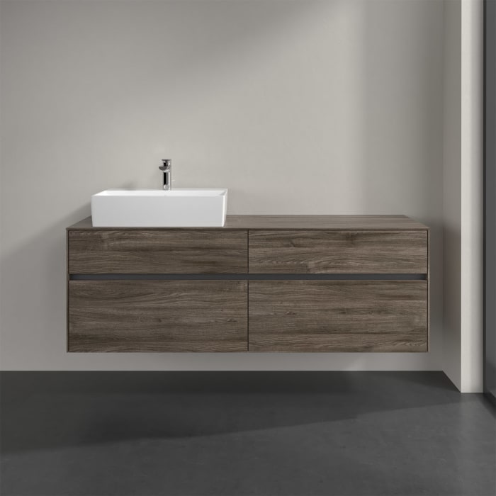 Villeroy & Boch Collaro Waschtischunterschrank 160 x 50 cm, mit 4 Auszügen