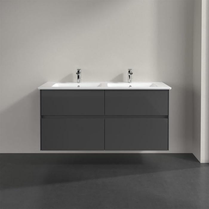 Villeroy & Boch Collaro Waschtischunterschrank 126 x 48 cm, mit 4 Auszügen für Venticello Waschtisch