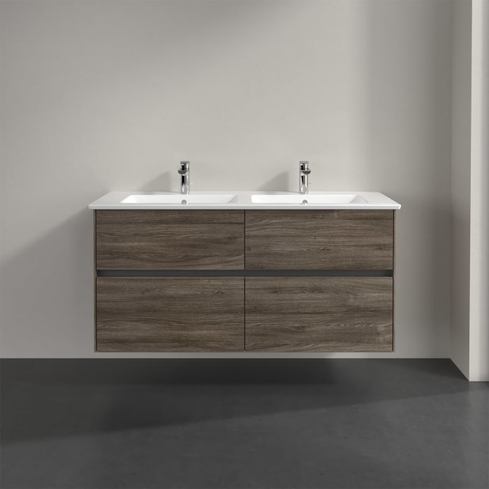 Villeroy & Boch Collaro Waschtischunterschrank 126 x 48 cm, mit 4 Auszügen für Venticello Waschtisch