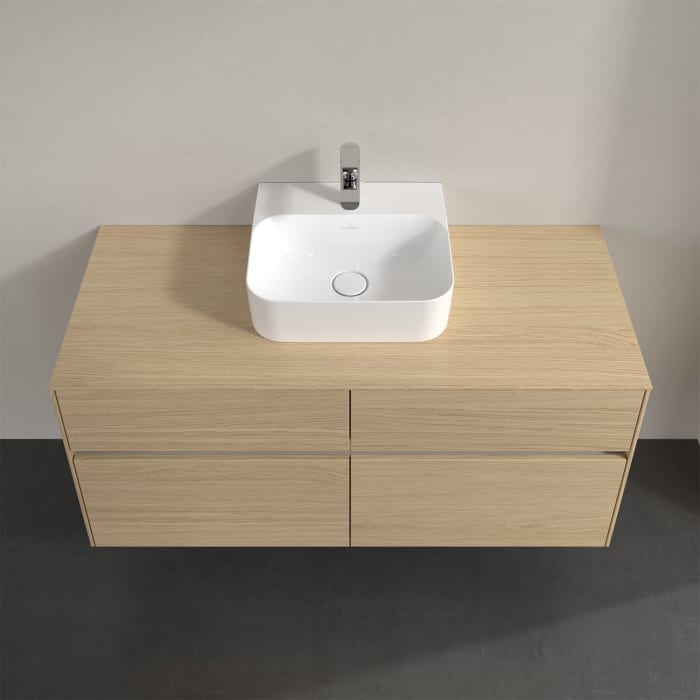 Villeroy & Boch Collaro Waschtischunterschrank 120 x 50 cm, mit 4 Auszügen und LED-Beleuchtung für Finion Waschtisch